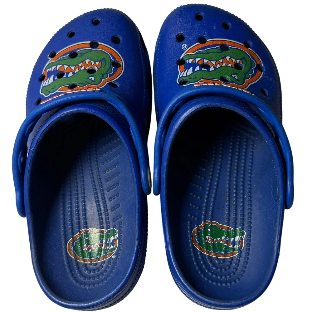 Crocs Clogs Men 4/Women 6/4Y Blue Florida Gators NCAA Collegiate Slip On Shoes